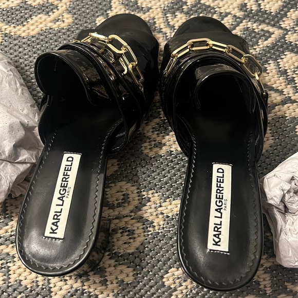 Lightly worn Karl Lagerfeld Haley Mules - Picture 7 of 12